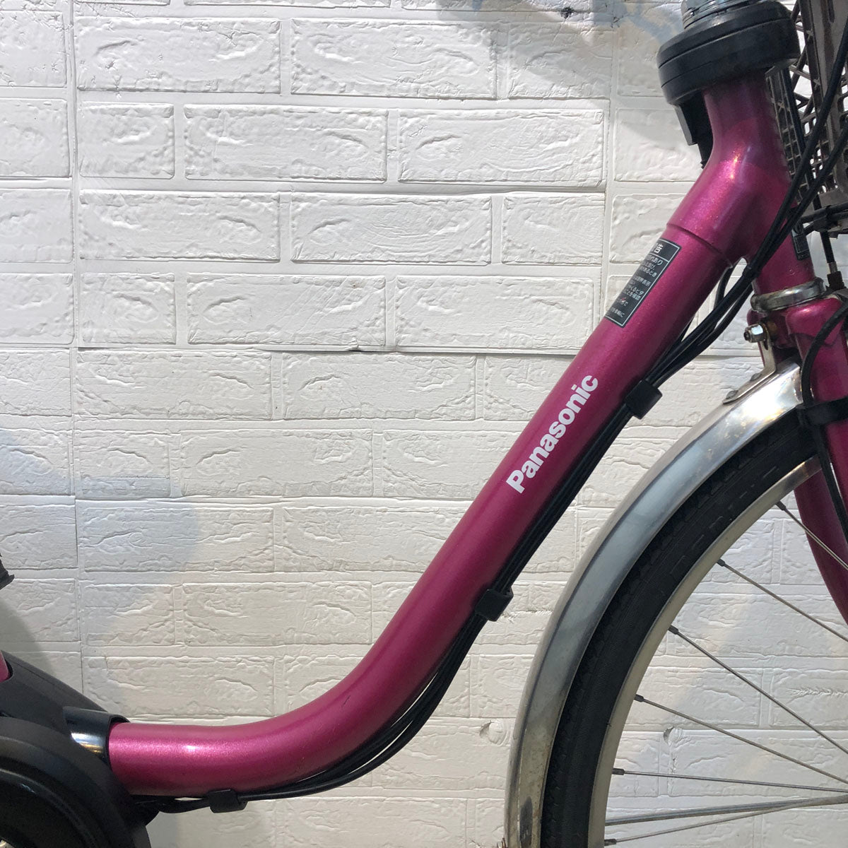 中古電動自転車 パナソニック ビビ EX ピンク 26インチ YD097
