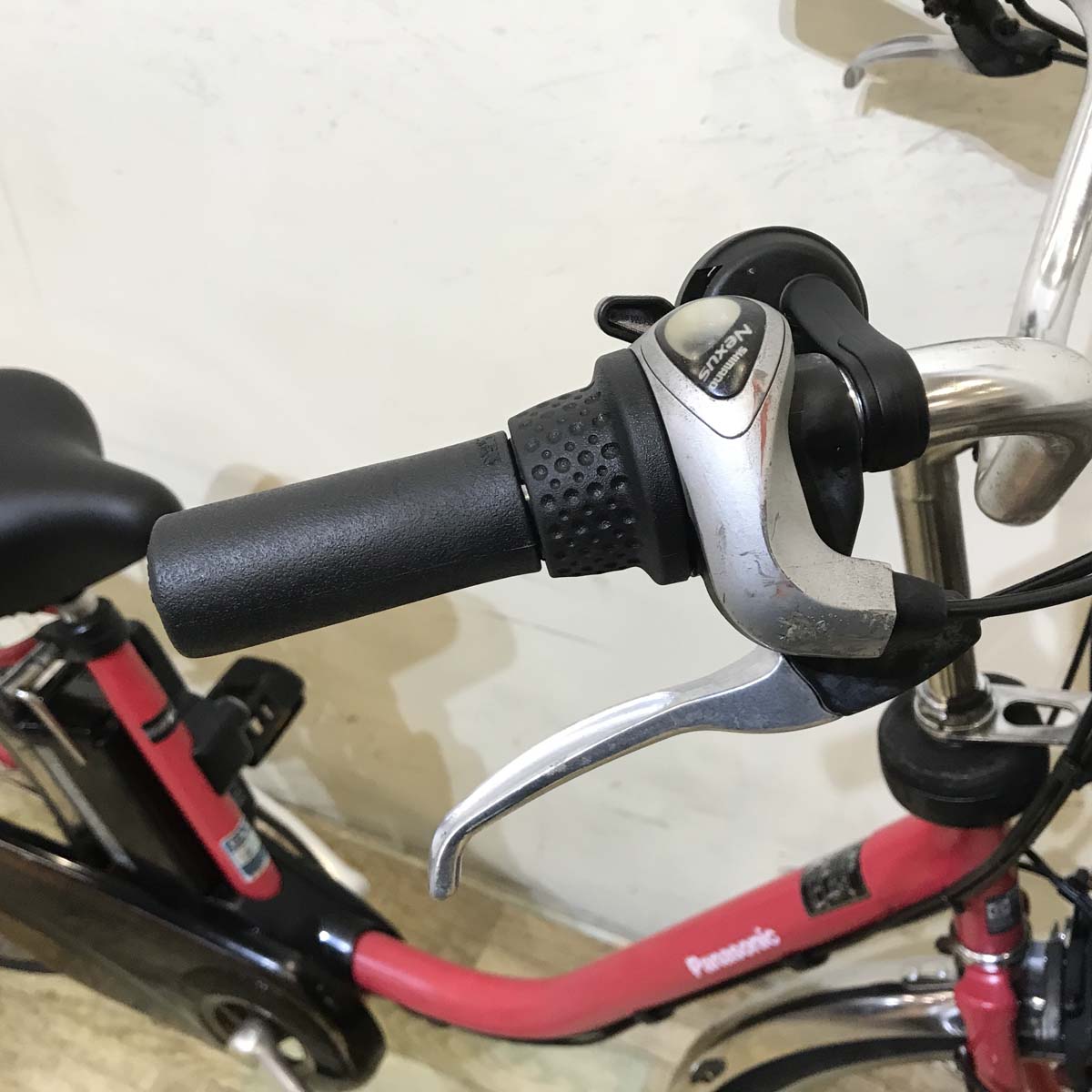 中古電動自転車  パナソニック ビビ DX レッド 26インチ KC058