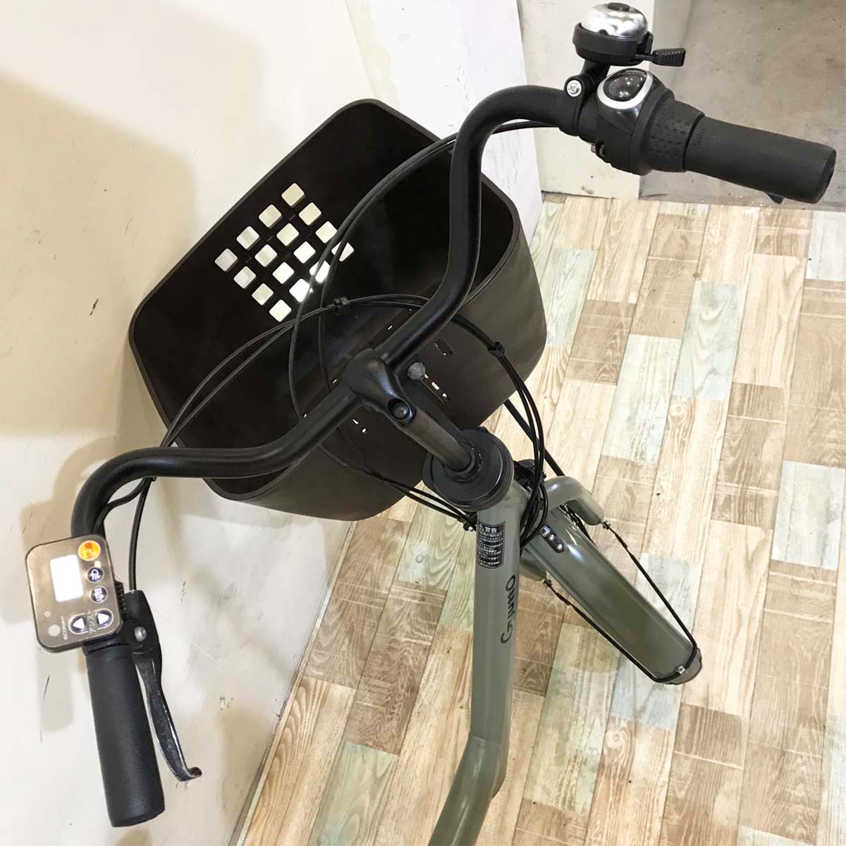 中古電動自転車 パナソニック ギュットアニーズ グリーン 20インチ KH044
