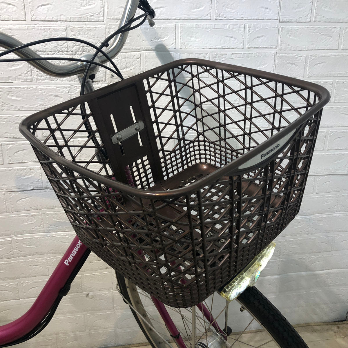 中古電動自転車 パナソニック ビビ EX ピンク 26インチ YD097