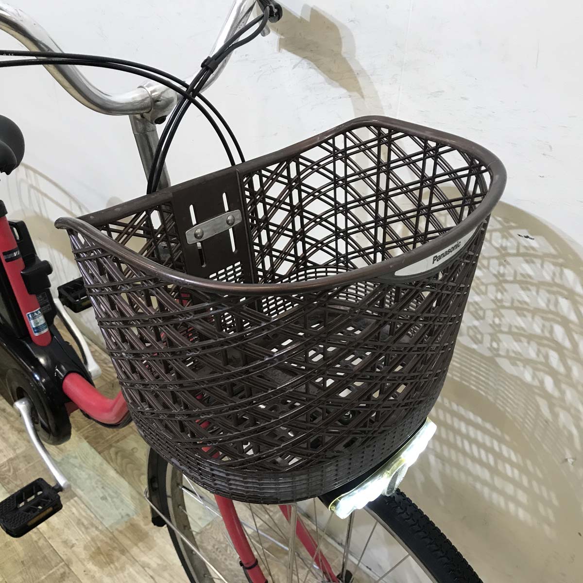 中古電動自転車  パナソニック ビビ DX レッド 26インチ KC058