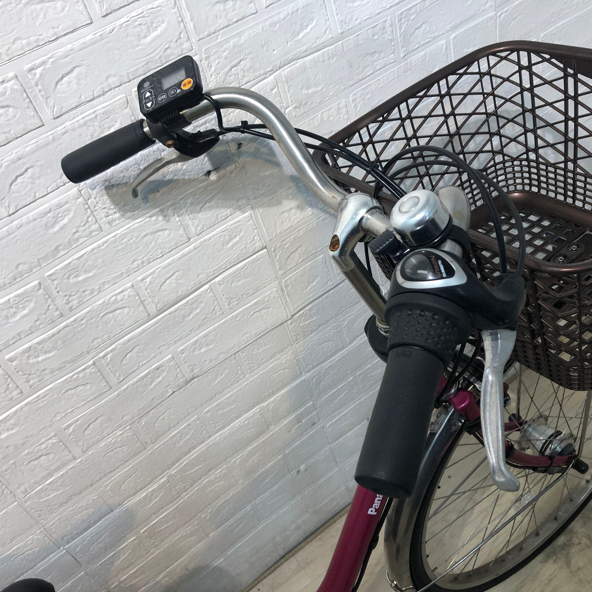 中古電動自転車 パナソニック ビビ EX ピンク 26インチ YD097