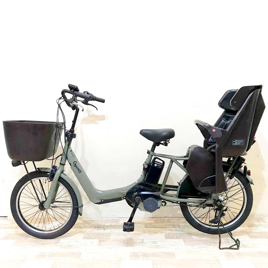 中古電動自転車 パナソニック ギュットアニーズ グリーン 20インチ