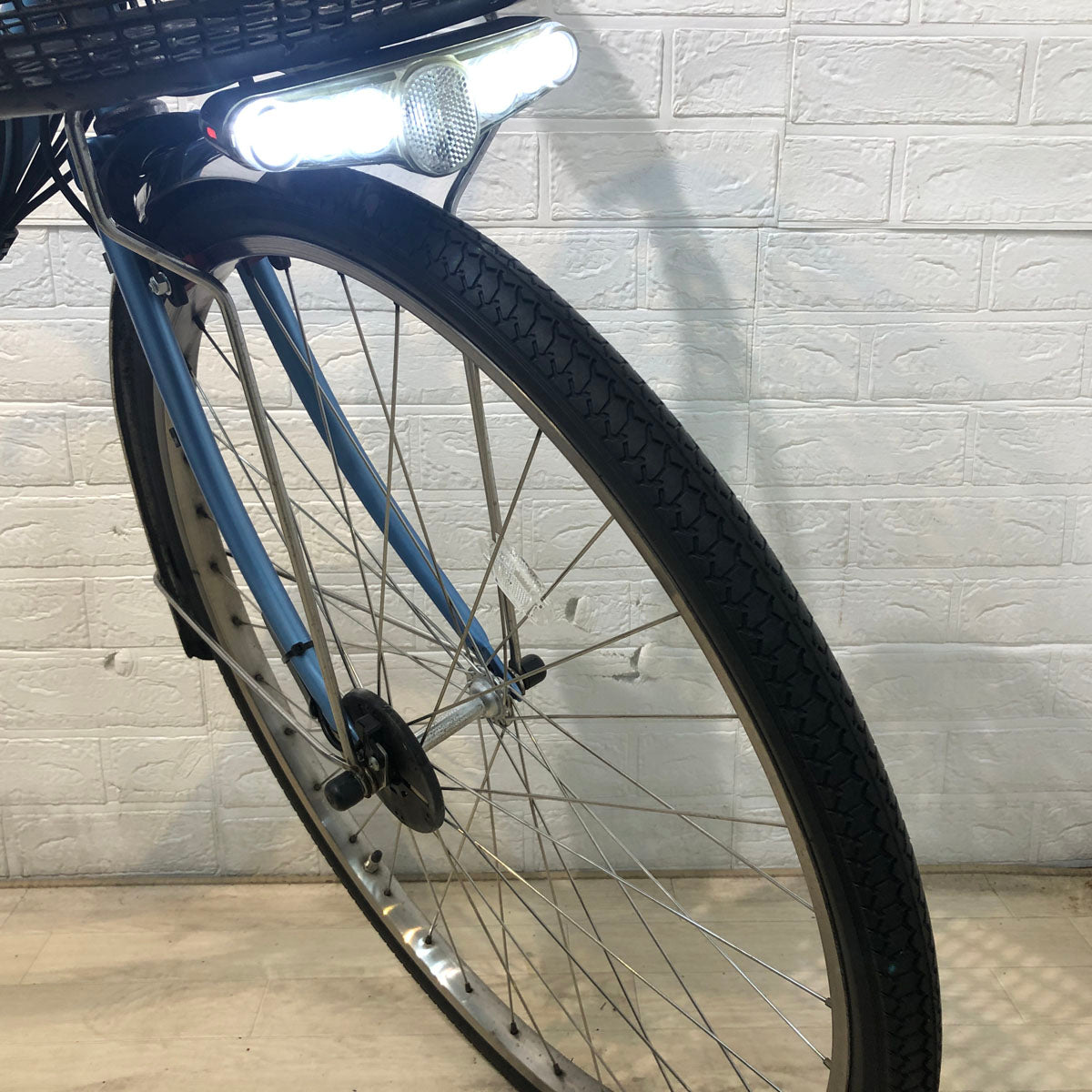 中古電動自転車 パナソニック ビビ DX ブルー 26インチ YD098