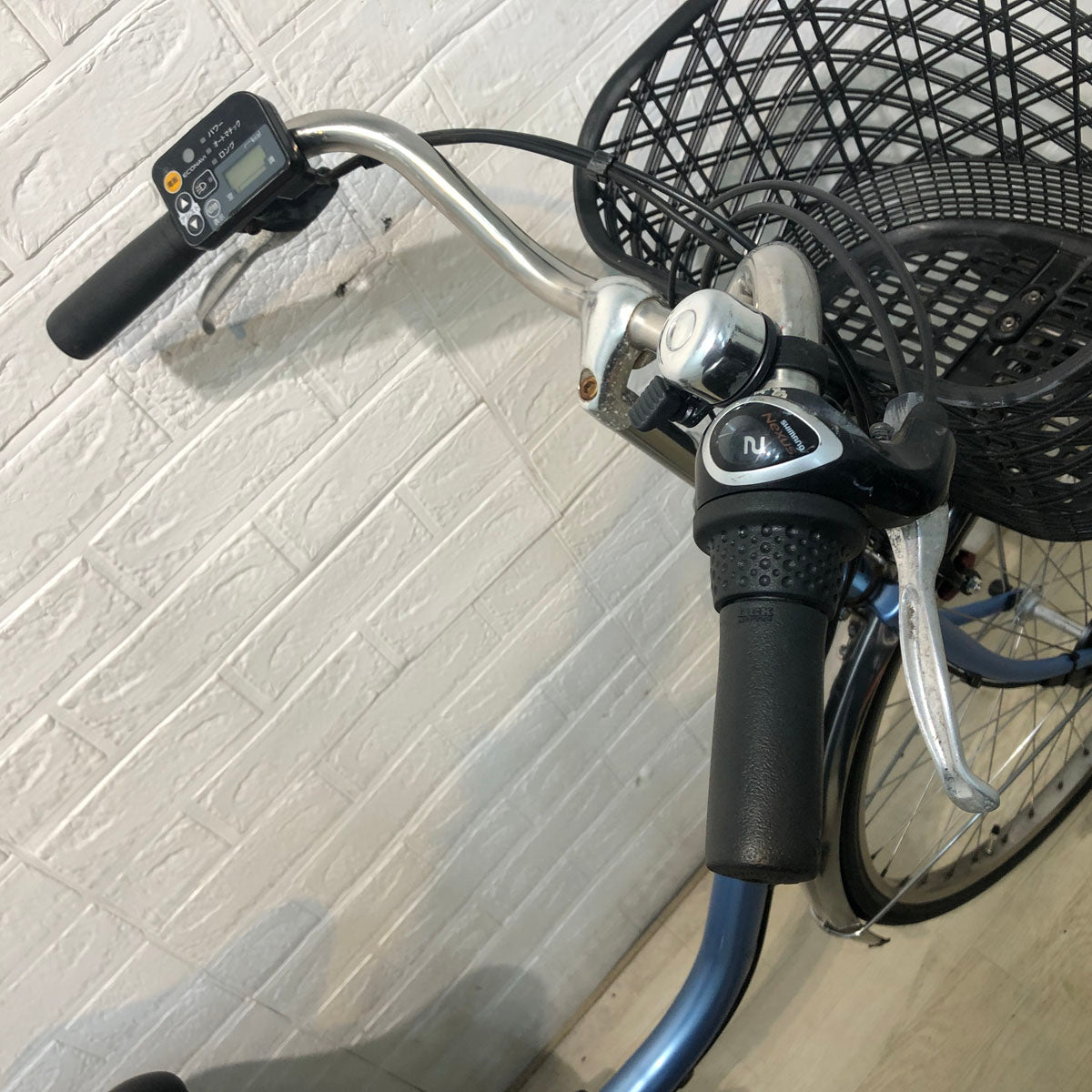 中古電動自転車 パナソニック ビビ DX ブルー 26インチ YD098