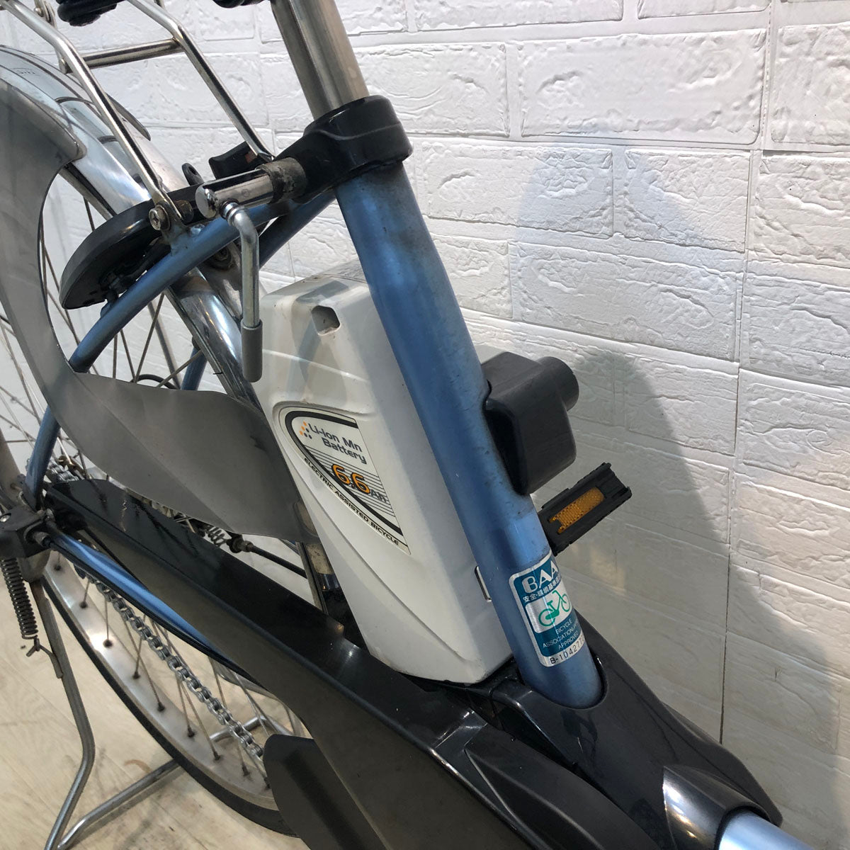 中古電動自転車 パナソニック ビビ DX ブルー 26インチ YD098 – e-CHARIty