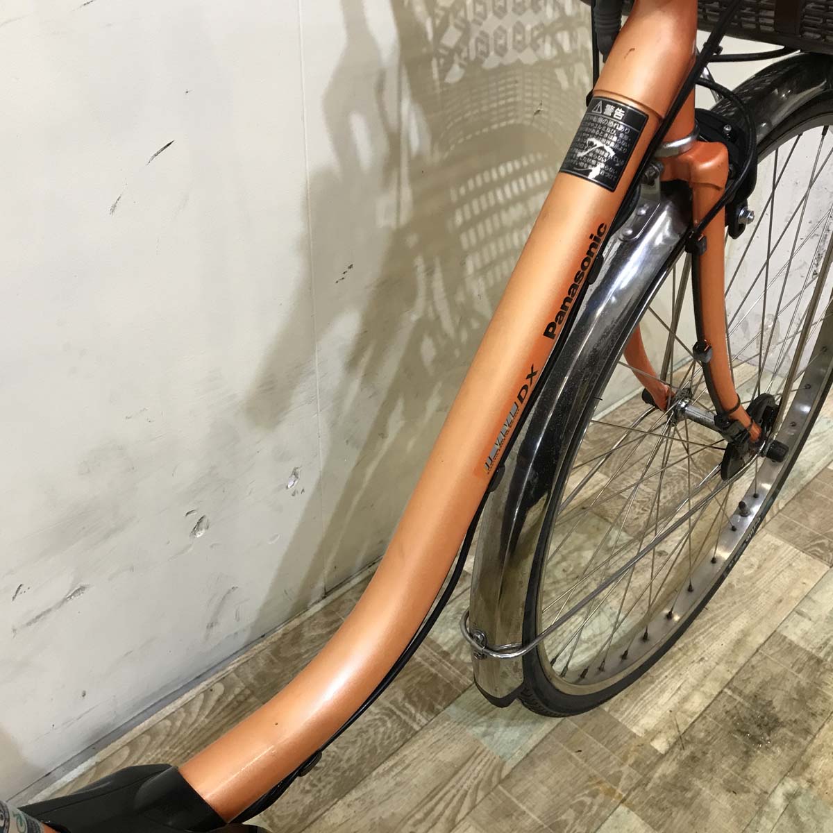 中古電動自転車  パナソニック ビビ DX オレンジ 26インチ KC060 