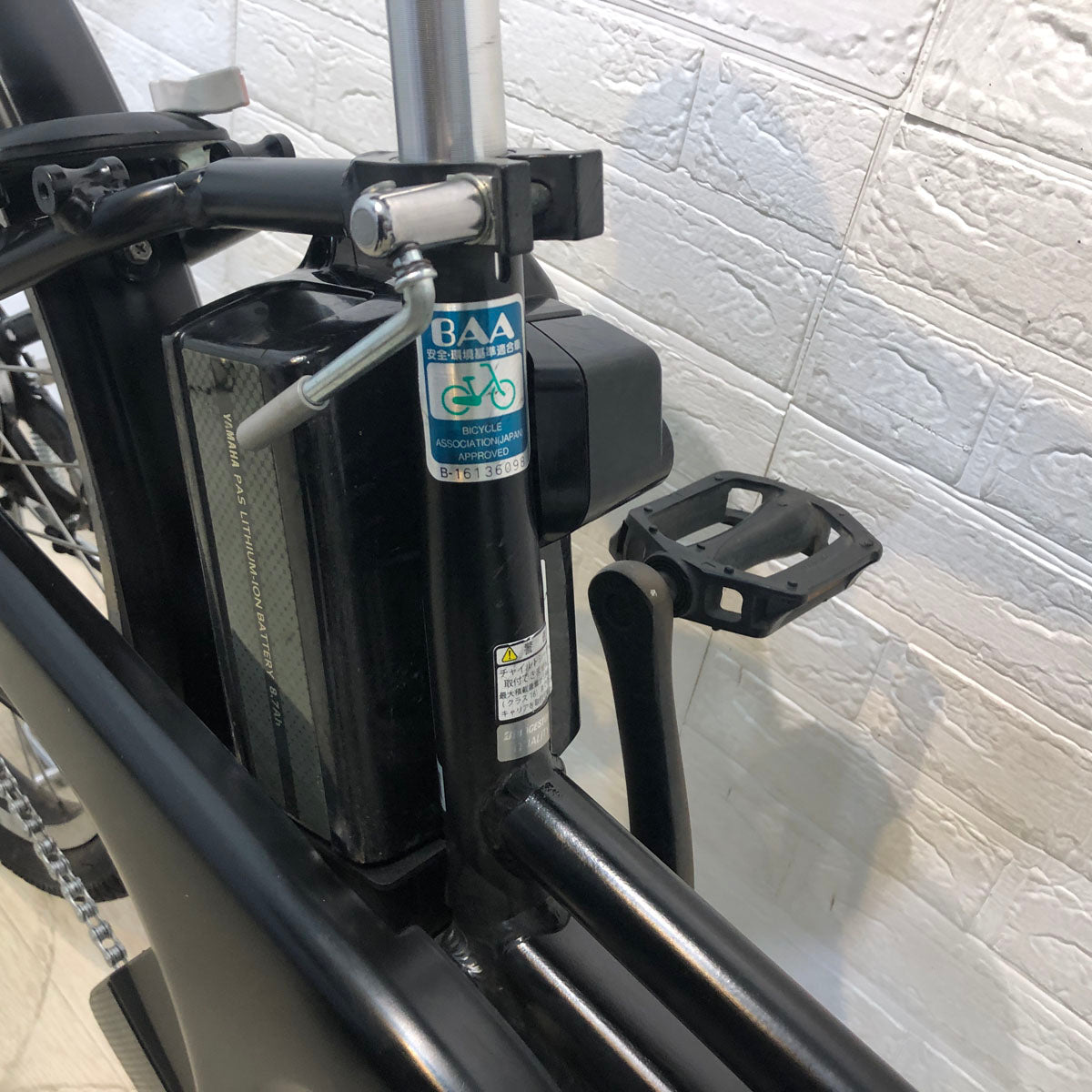 中古電動自転車 ブリヂストン アシスタ ユニ ブラック 24インチ YD099 