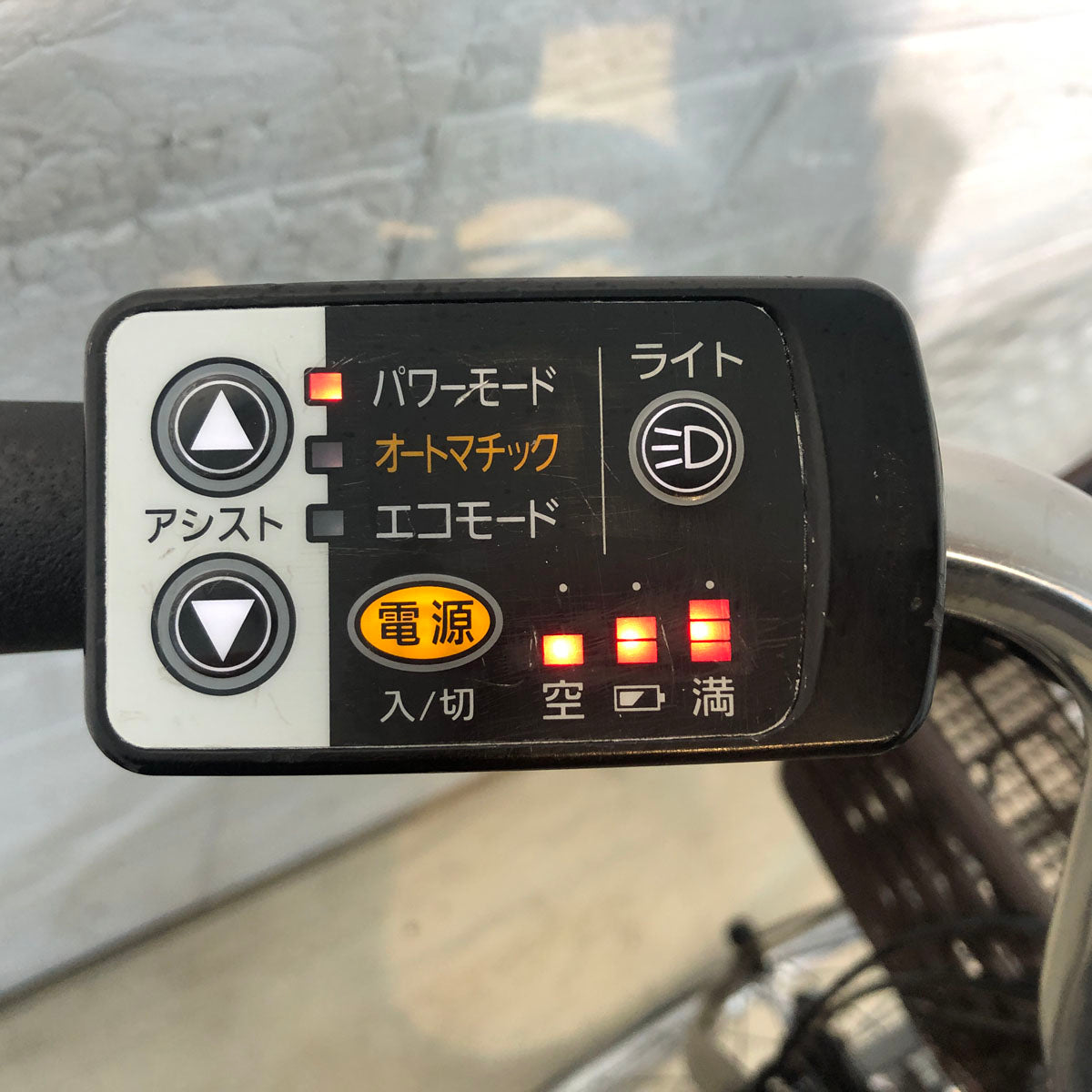 中古電動自転車 パナソニック ビビ SX ブラウン 26インチ YD100 