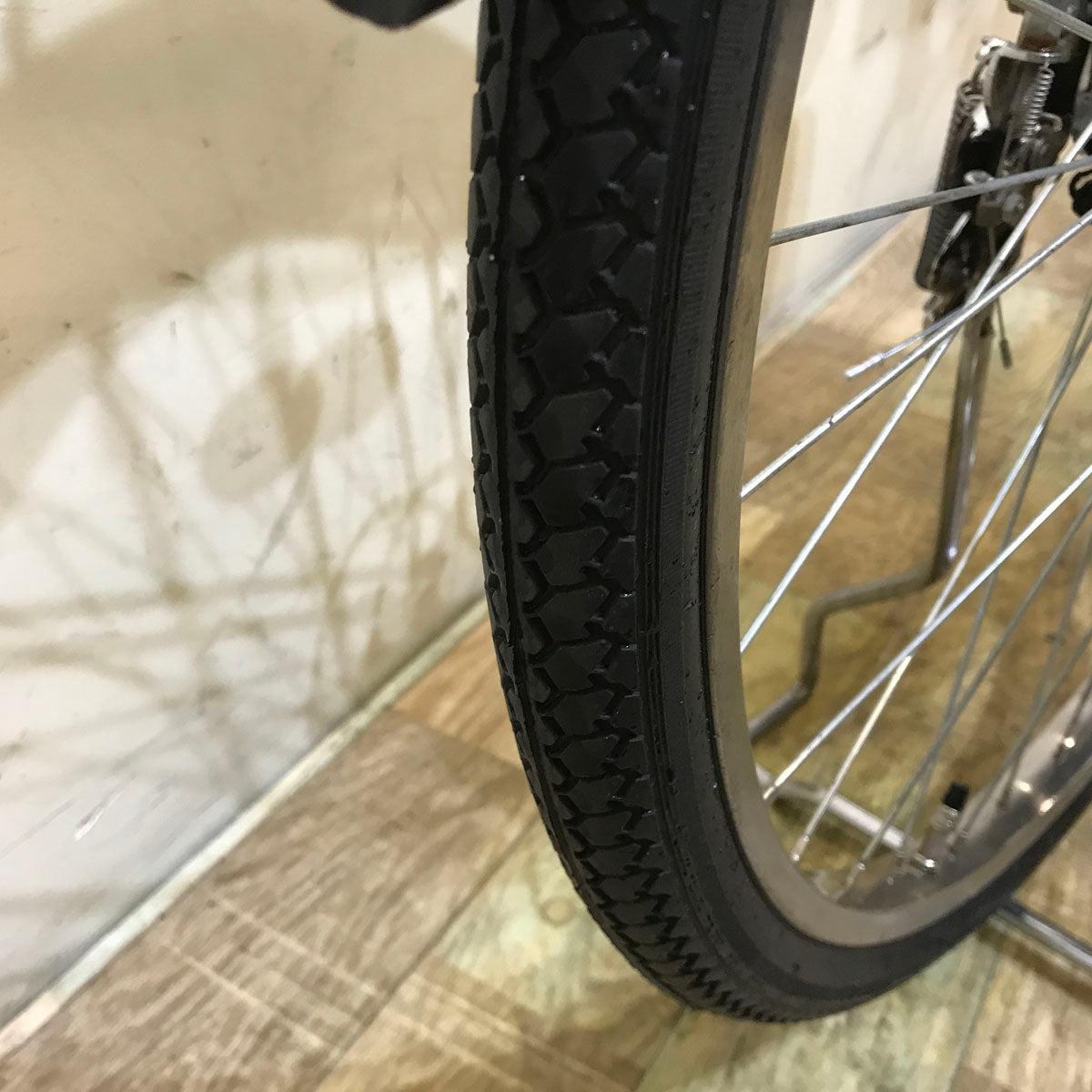 中古電動自転車 パナソニック ビビ DX パープル 26インチ KC061