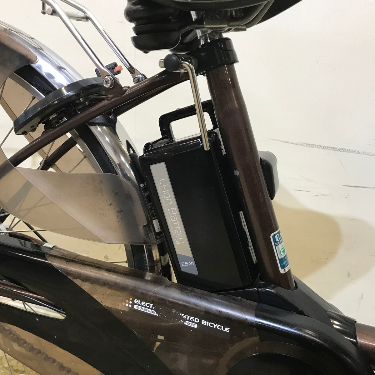 中古電動自転車 パナソニック ビビ DX ブラウン 26インチ KC062