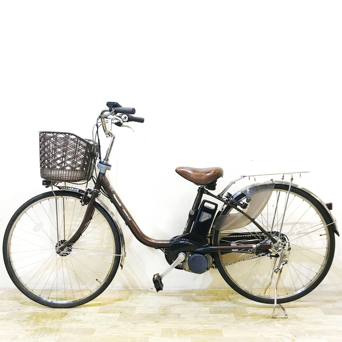 中古電動自転車 パナソニック ビビ DX ブラウン 26インチ KC062