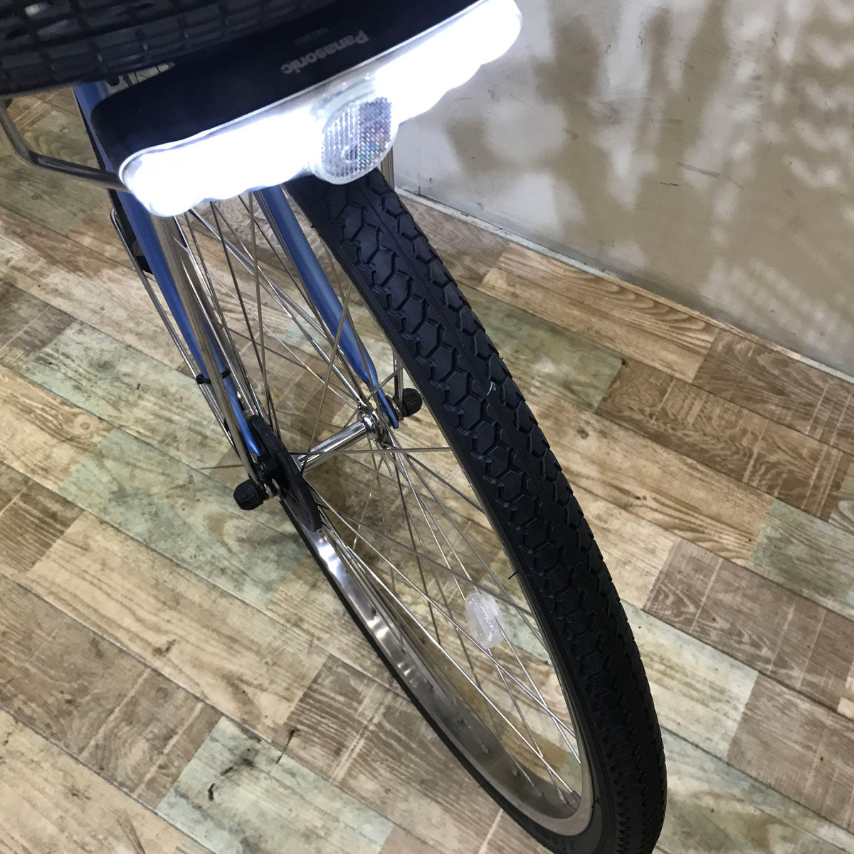 中古電動自転車 パナソニック ビビ DX ブルー 26インチ KC063
