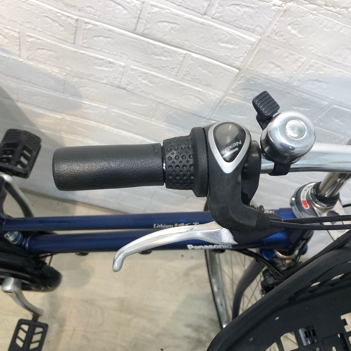 中古電動自転車 パナソニック ビビ タフネス ブルー 27インチ  YD102