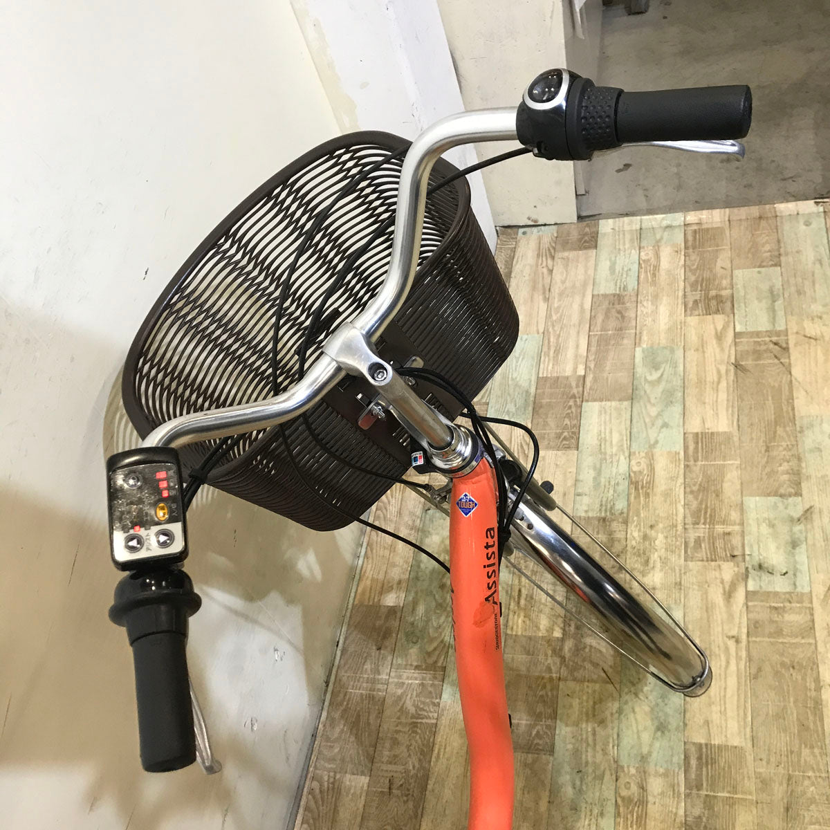 中古電動自転車 ブリヂストン アシスタ ベーシック オレンジ 26インチ KC064