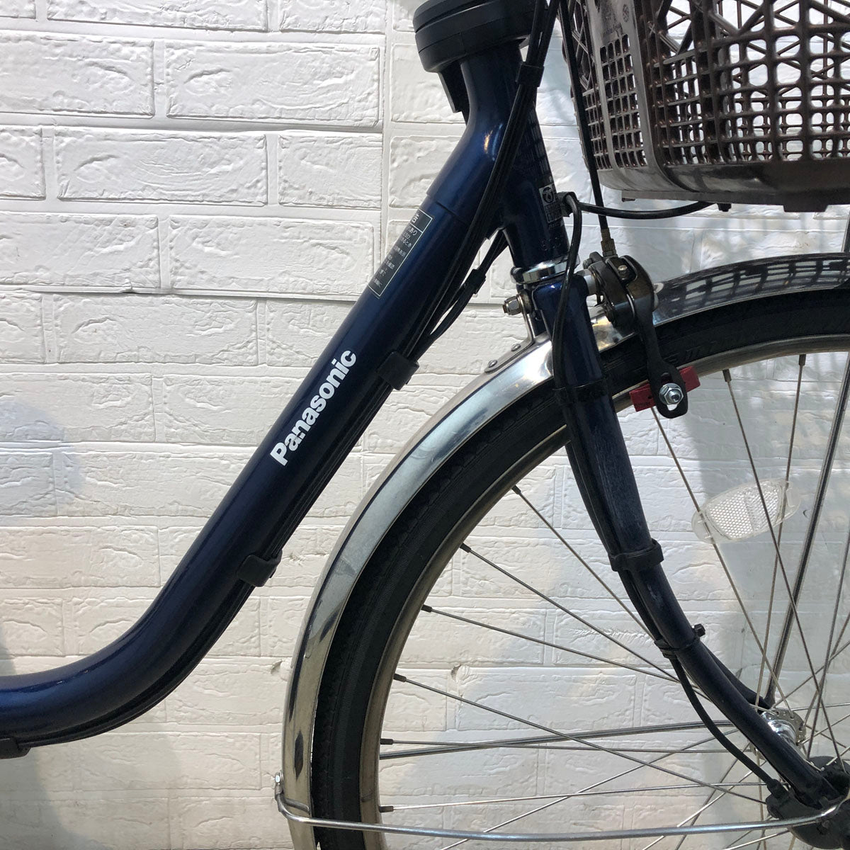 中古電動自転車 パナソニック ビビ DX ブルー 26インチ YD103