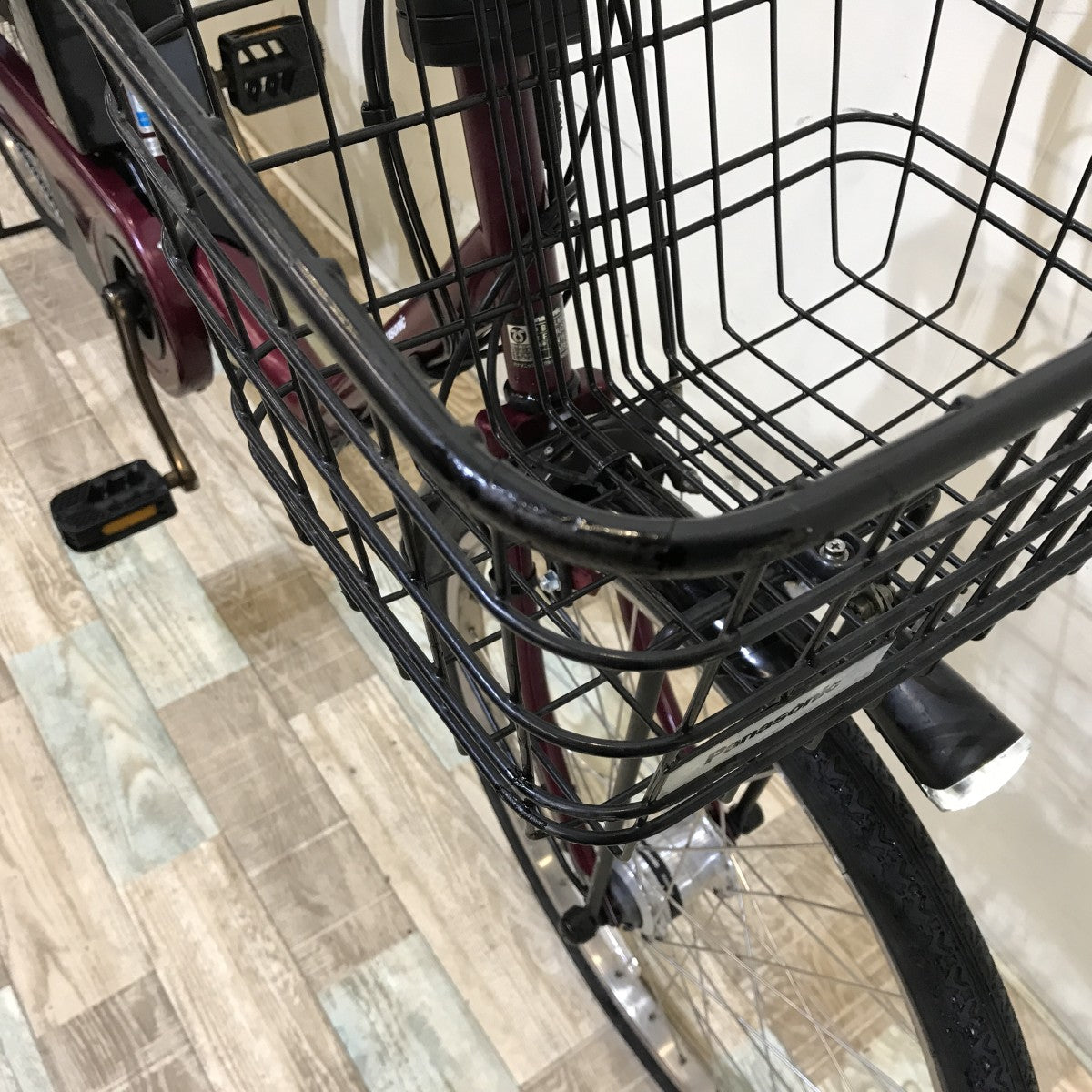 中古電動自転車 パナソニック ギュットステージ22 レッド 22インチ KH049