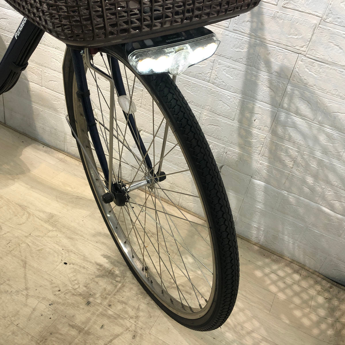 中古電動自転車 パナソニック ビビ DX ブルー 26インチ YD103