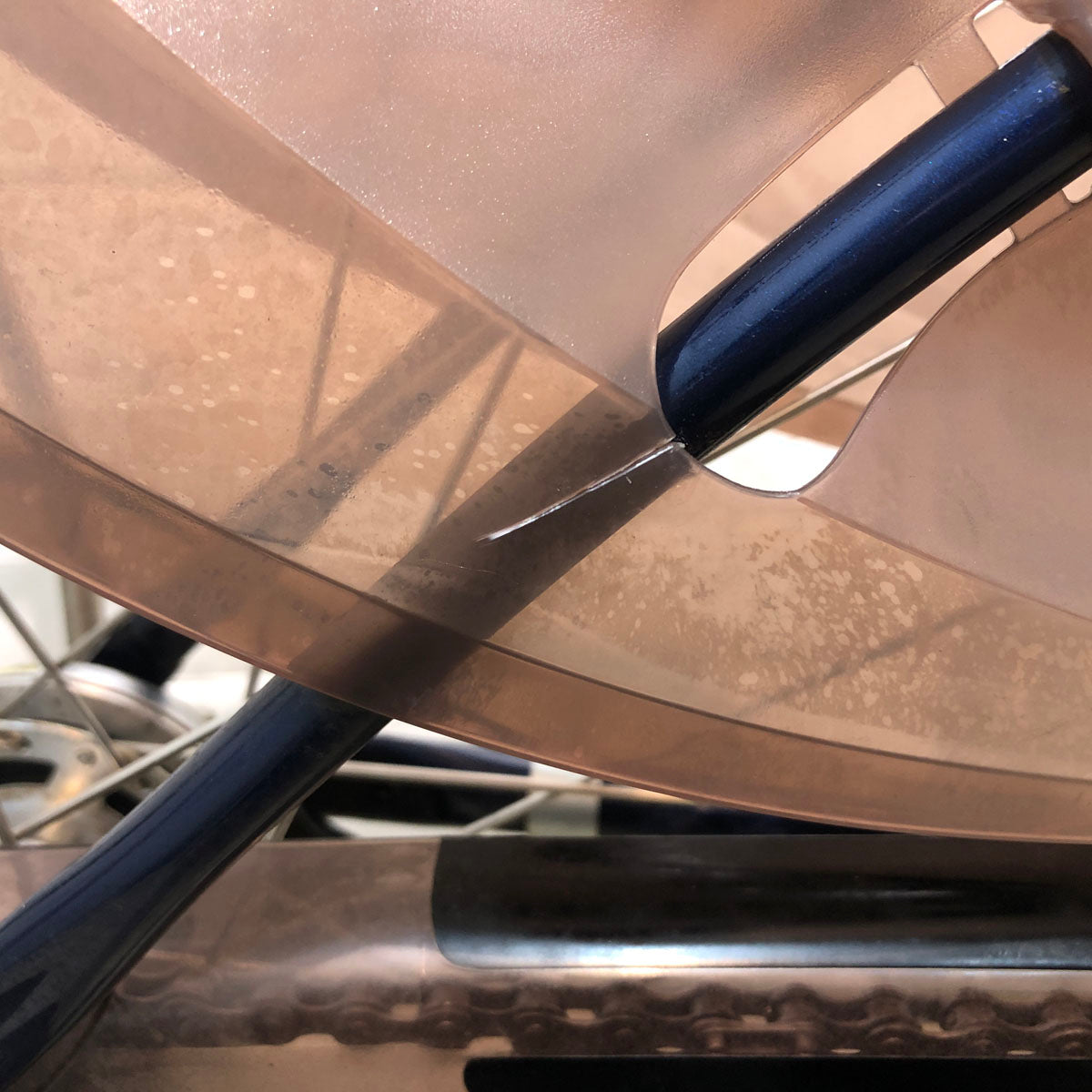 中古電動自転車 パナソニック ビビ DX ブルー 26インチ YD103