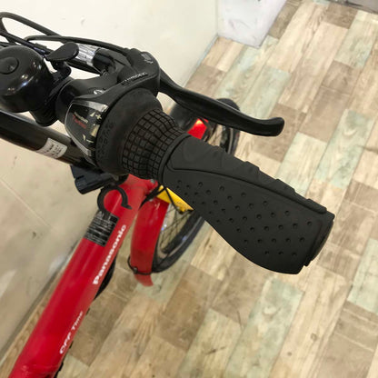 折りたたみ パナソニック オフタイム レッド × イエロー 前18×後20インチ KX113 【中古車】
