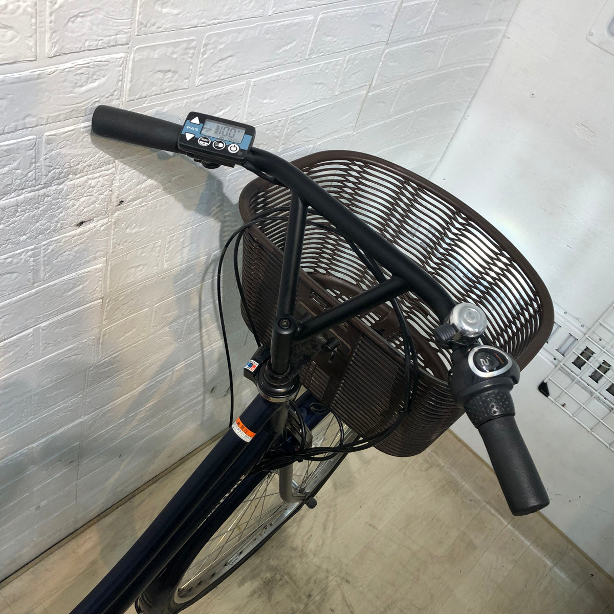 中古電動自転車 ヤマハ PAS Ami パス アミ ネイビー 26インチ YD104