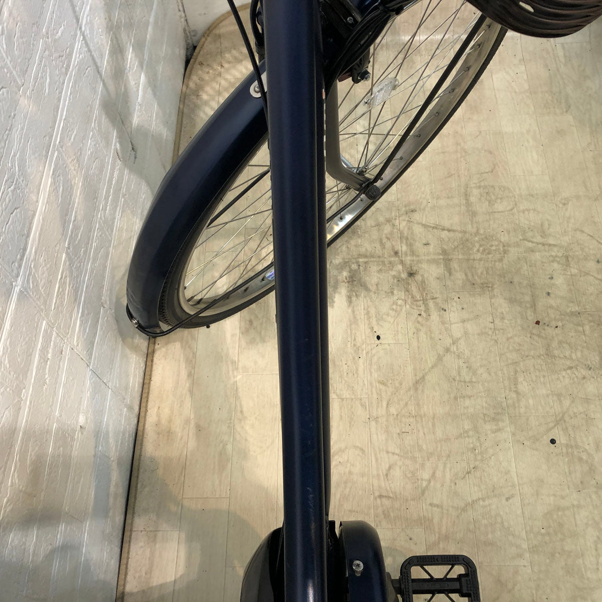 中古電動自転車 ヤマハ PAS Ami パス アミ ネイビー 26インチ YD104
