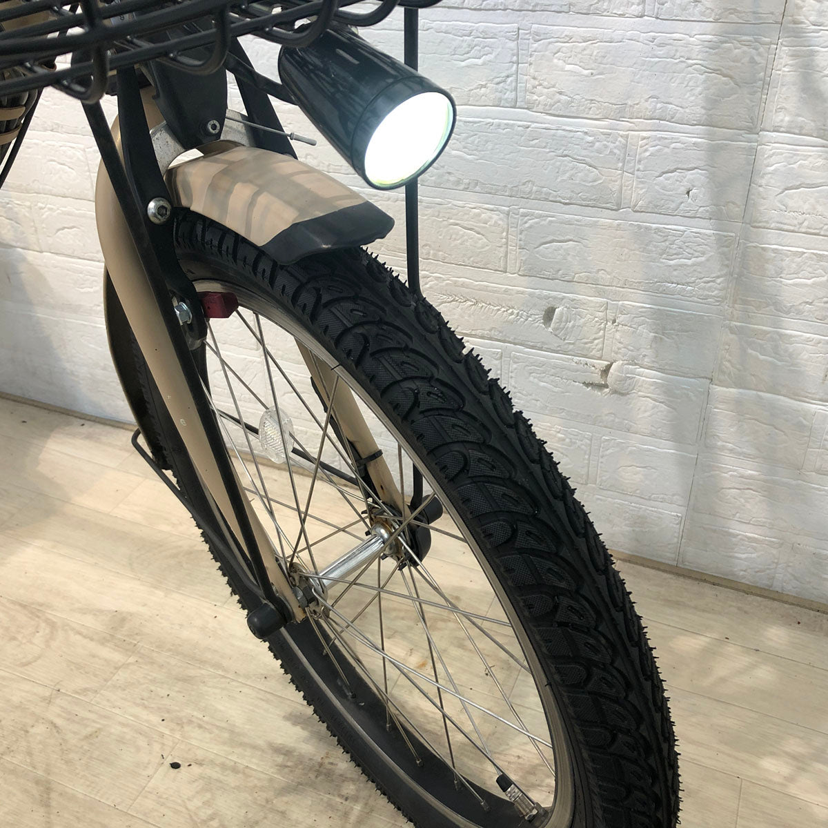 中古電動自転車 ヤマハ PAS Babby パス バビー ベージュ 20インチ YD105