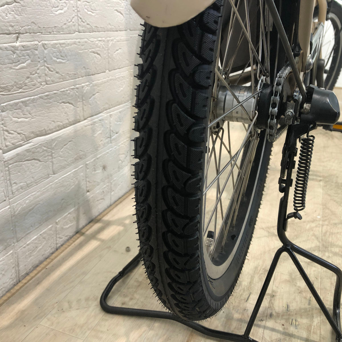 中古電動自転車 ヤマハ PAS Babby パス バビー ベージュ 20インチ YD105