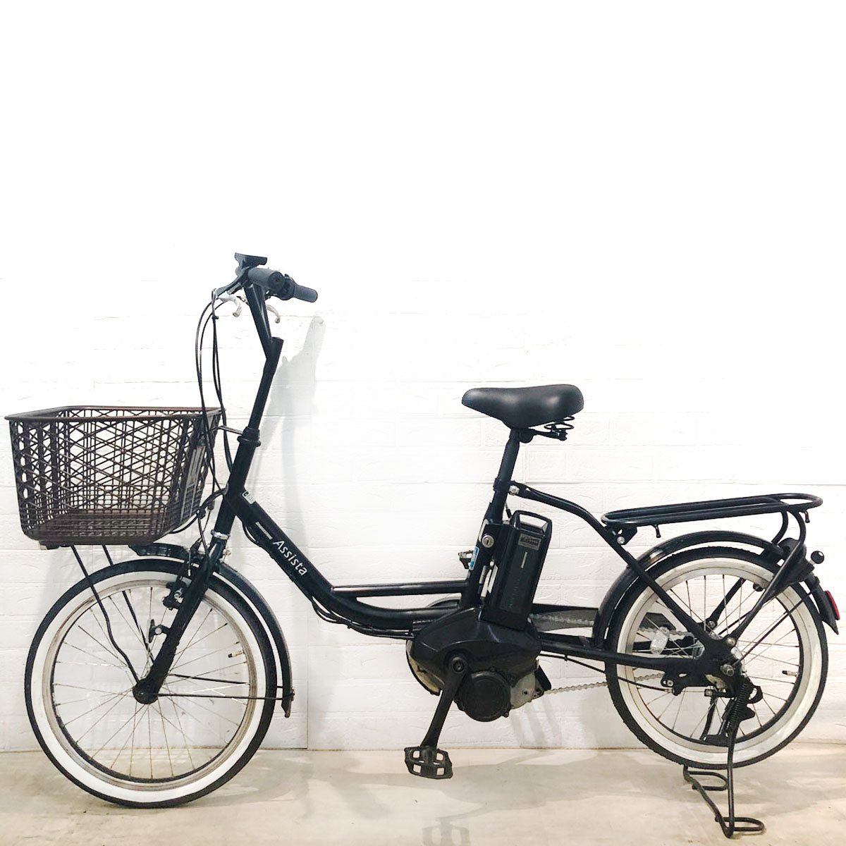 ブリヂストン アシスタ ファイン ミニ ブラック 前20×後18インチ YW043 【中古車】
