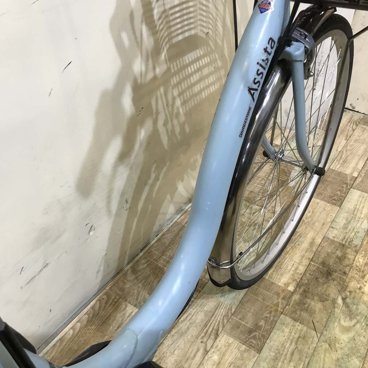 中古電動自転車  ブリヂストン アシスタ ベーシック ブルー 26インチ KC069 