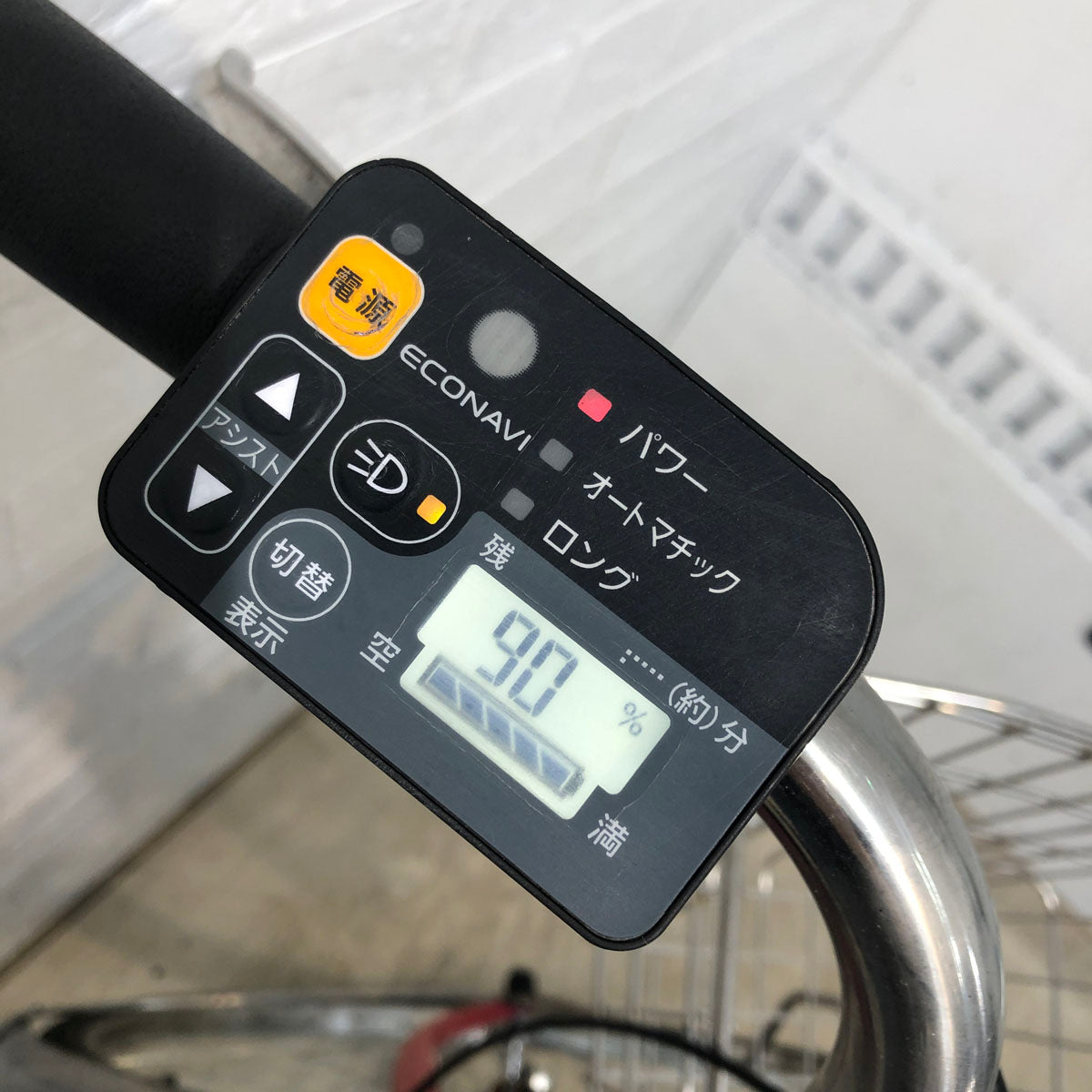中古電動自転車 パナソニック ビビ バディ レッド 26インチ YD107