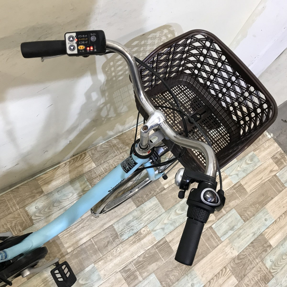 中古電動自転車 パナソニック ビビYX ブルー 26インチ KH053