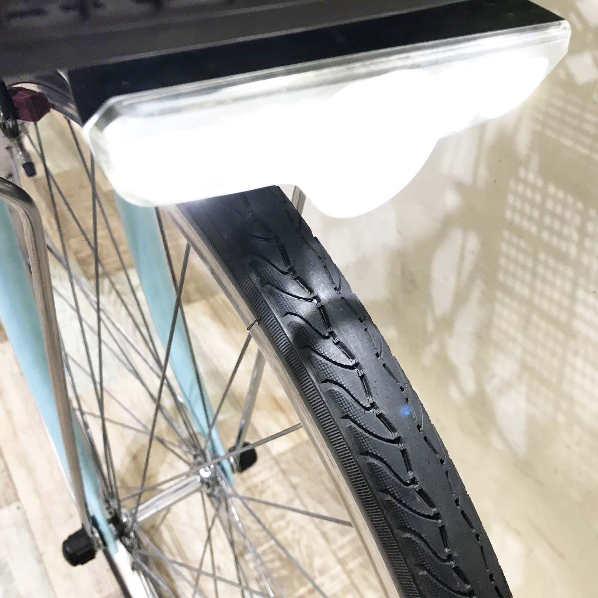 中古電動自転車 パナソニック ビビYX ブルー 26インチ KH053
