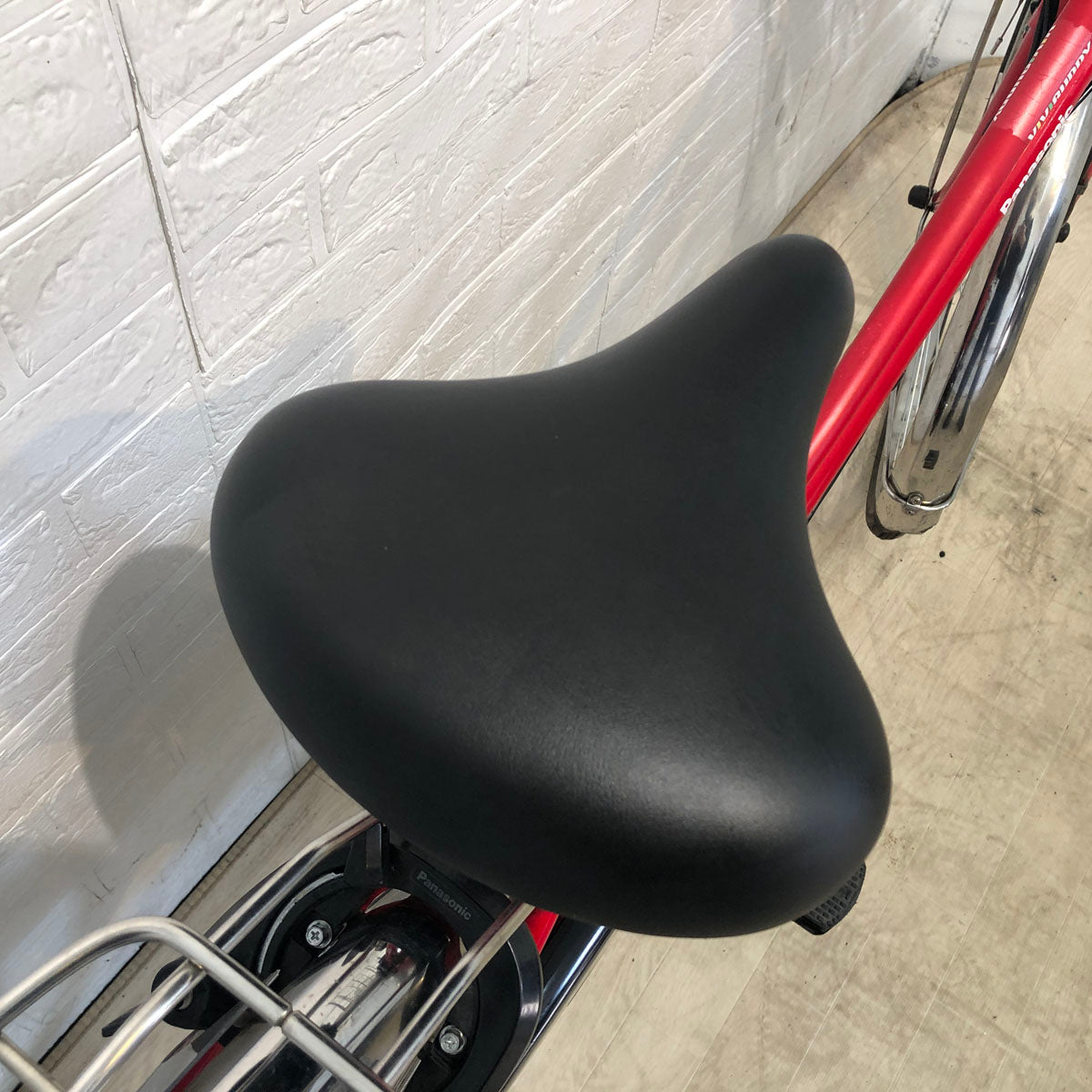 中古電動自転車 パナソニック ビビ バディ レッド 26インチ YD107