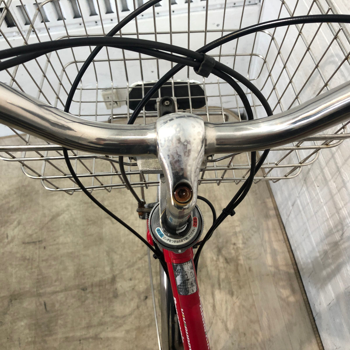 中古電動自転車 パナソニック ビビ バディ レッド 26インチ YD107