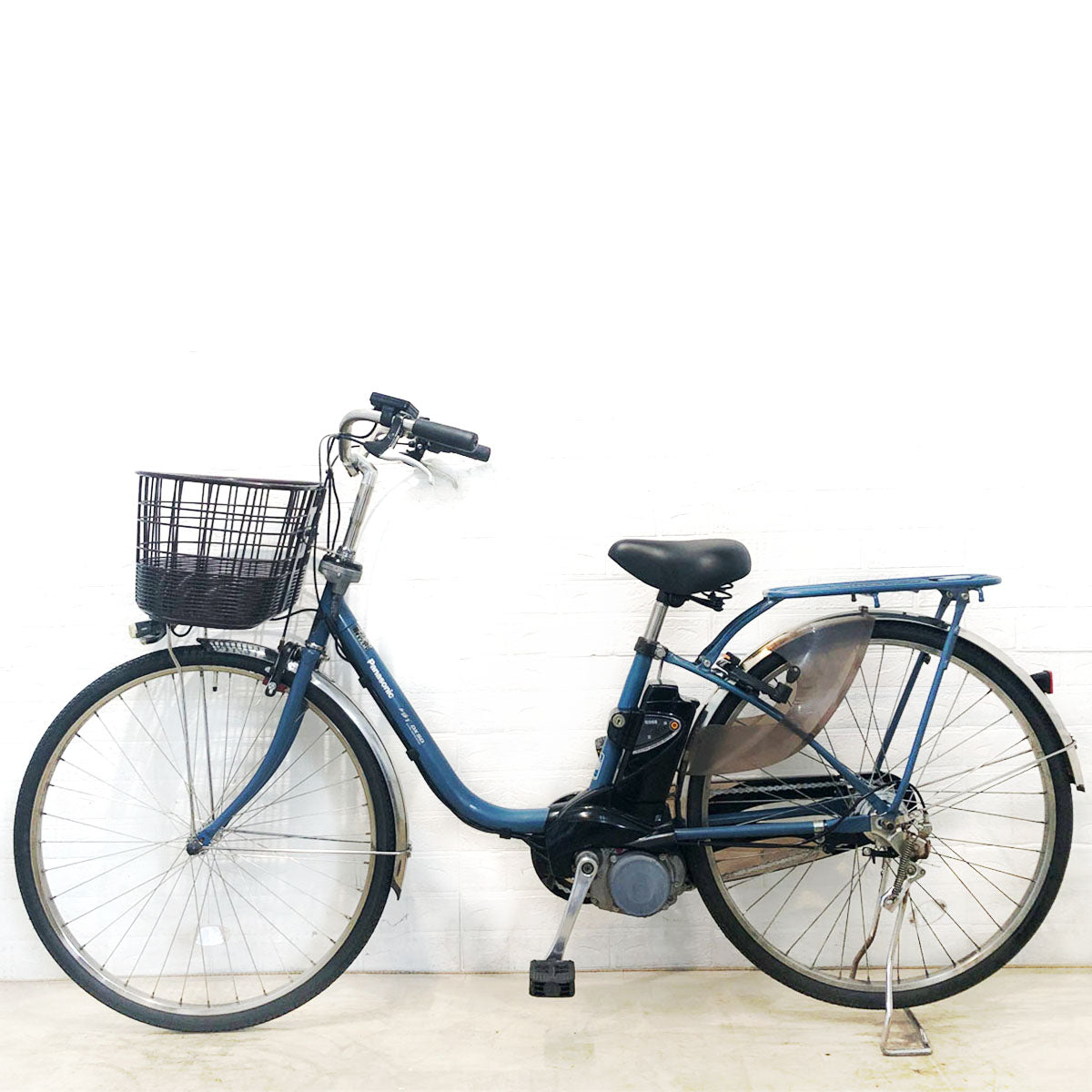 中古電動自転車 パナソニック ビビ DX SD ブルー 26インチ YD108
