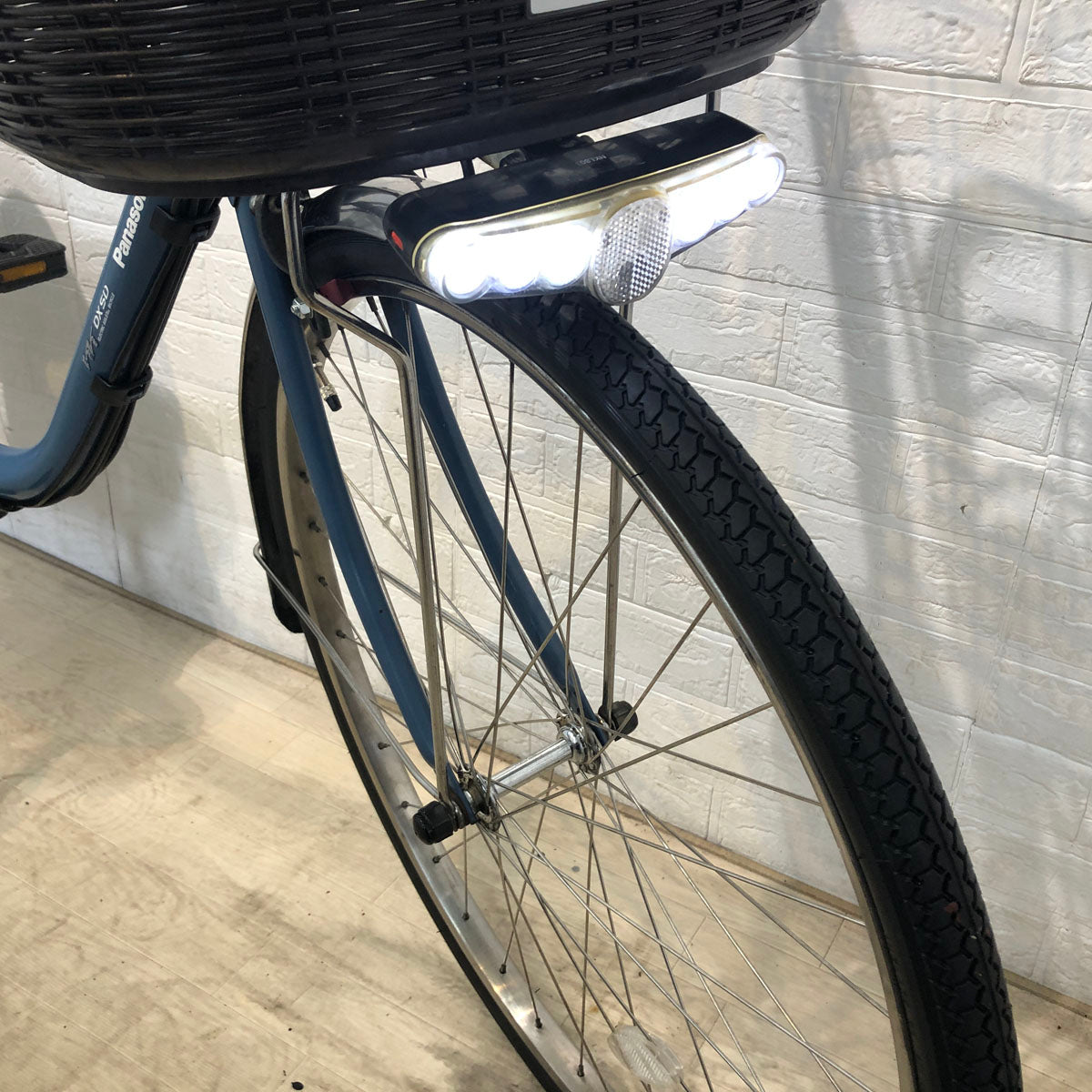 中古電動自転車 パナソニック ビビ DX SD ブルー 26インチ YD108
