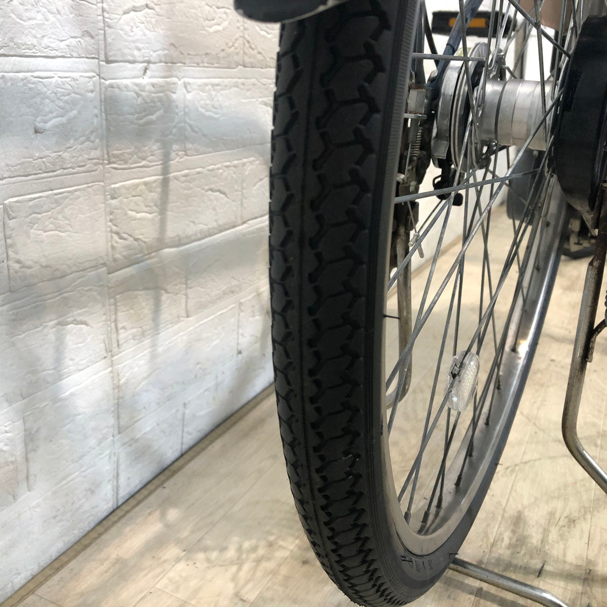 中古電動自転車 パナソニック ビビ DX SD ブルー 26インチ YD108
