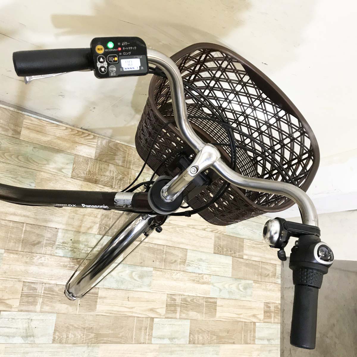 中古電動自転車 パナソニック ビビDX ブラウン 26インチ KH056