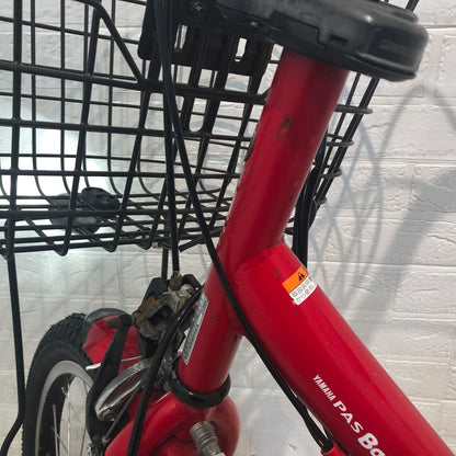 ヤマハ PAS Babby パス バビー レッド 20インチ YW046【中古車】