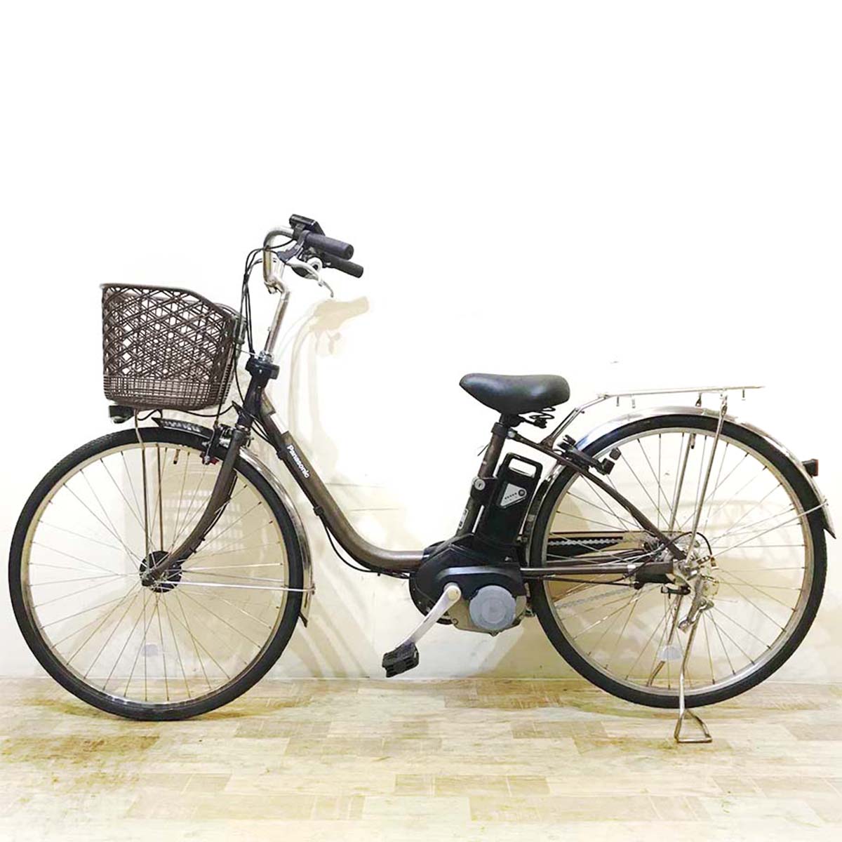 中古電動自転車 パナソニック ビビ DX ブラウン 26インチ KC072 – e