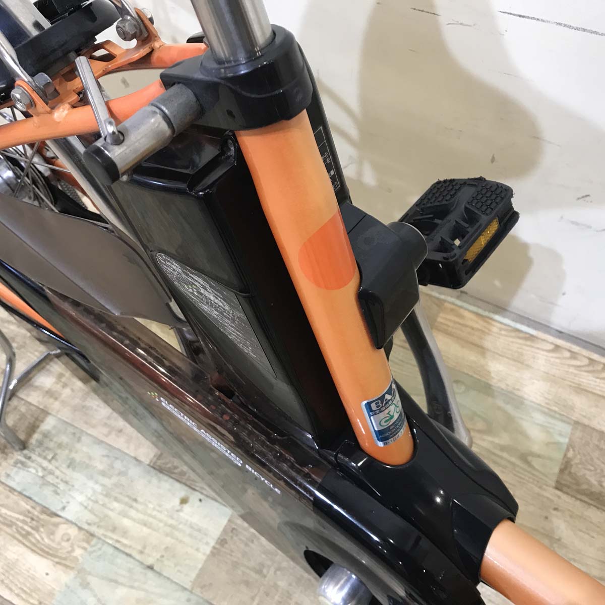 電動自転車 Panasonic lithium vivi DX オレンジ系