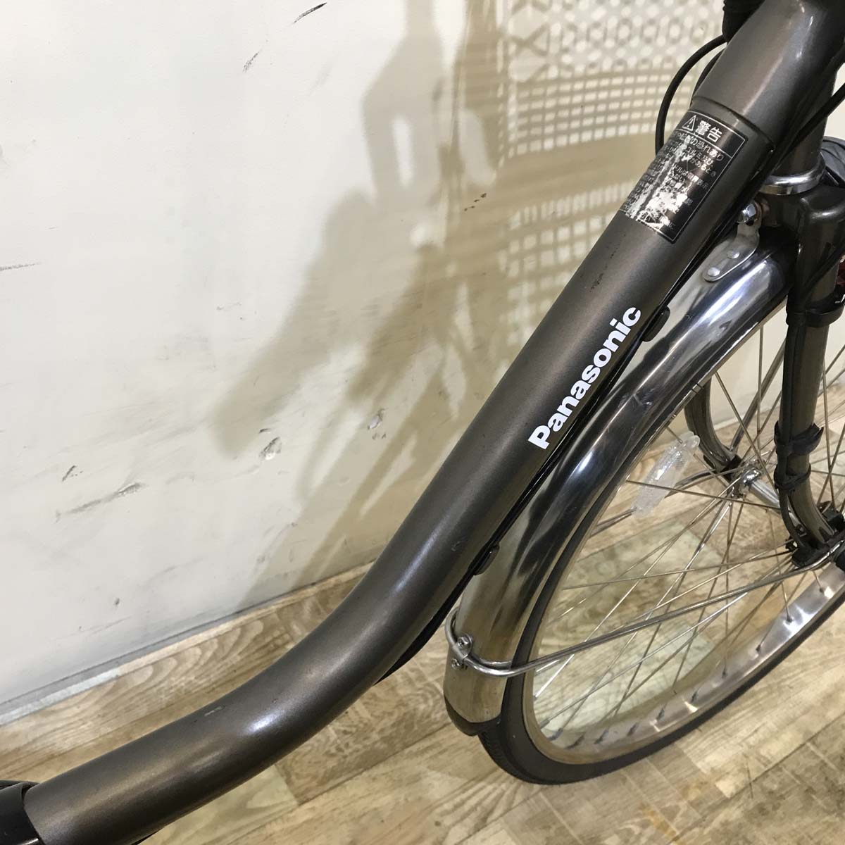 中古電動自転車  パナソニック ビビ DX グレー 24インチ KC073 