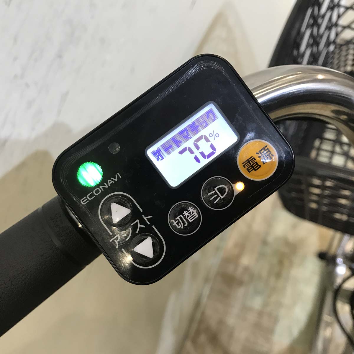 中古電動自転車  パナソニック ビビ DX グレー 24インチ KC073 