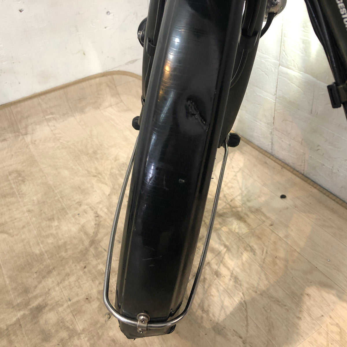 中古電動自転車 ブリヂストン アンジェリーノ プティット e カーキ 20インチ YE003