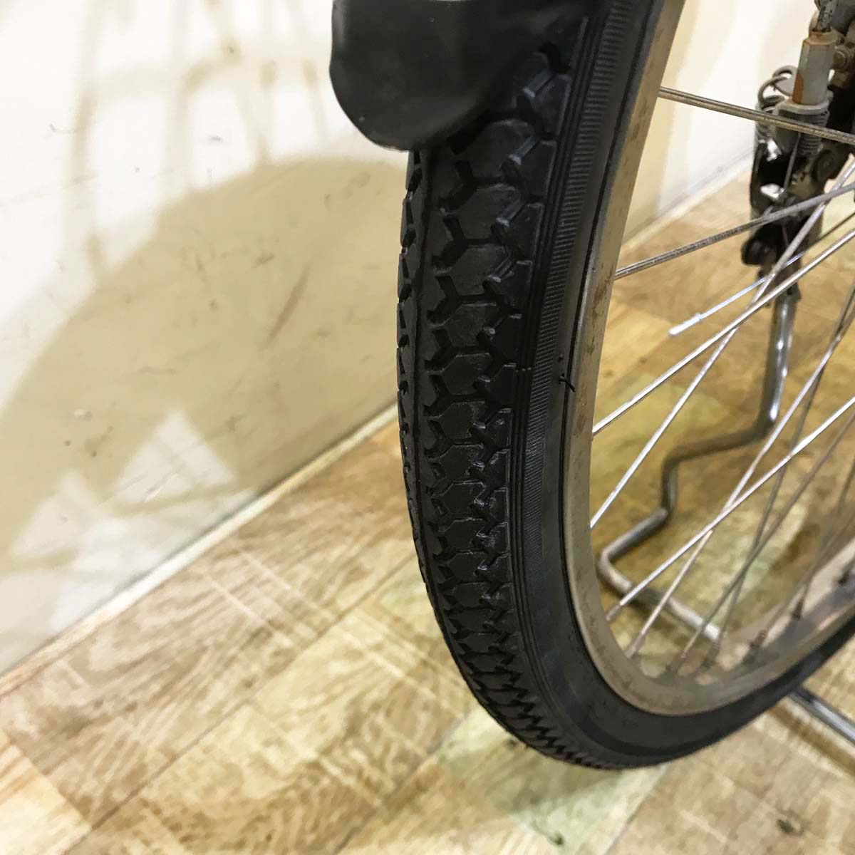 中古電動自転車  パナソニック ビビ DX グレー 24インチ KC073 