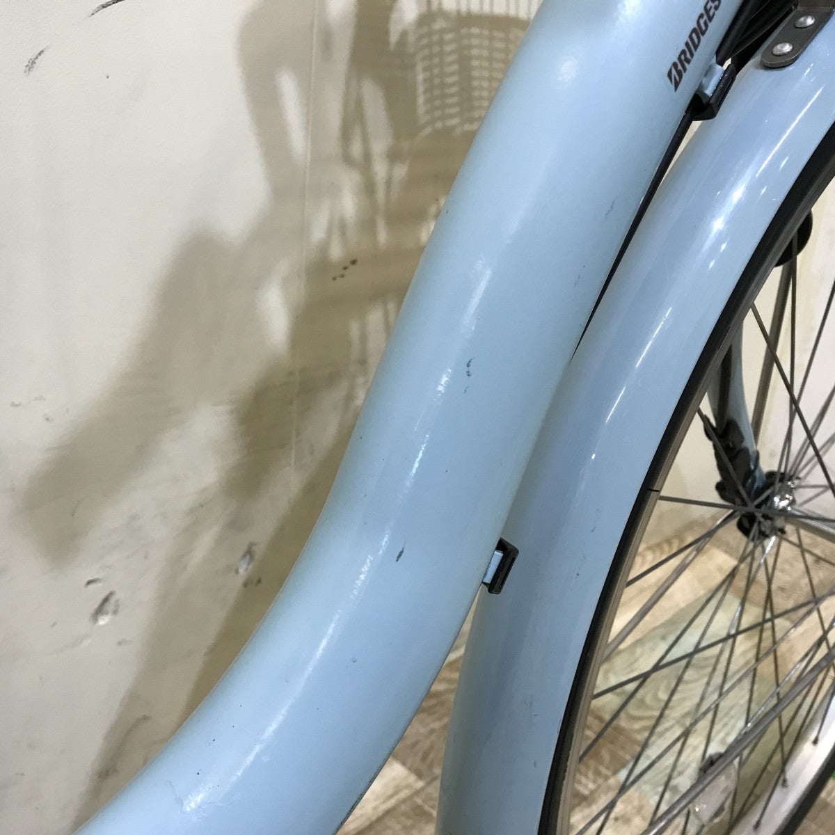 中古電動自転車 ブリヂストン アシスタファイン ブルー 26インチ KH059