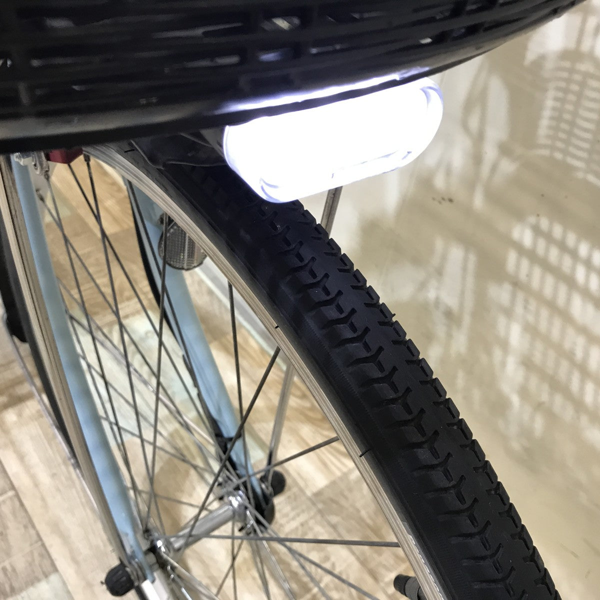 中古電動自転車 ブリヂストン アシスタファイン ブルー 26インチ KH059