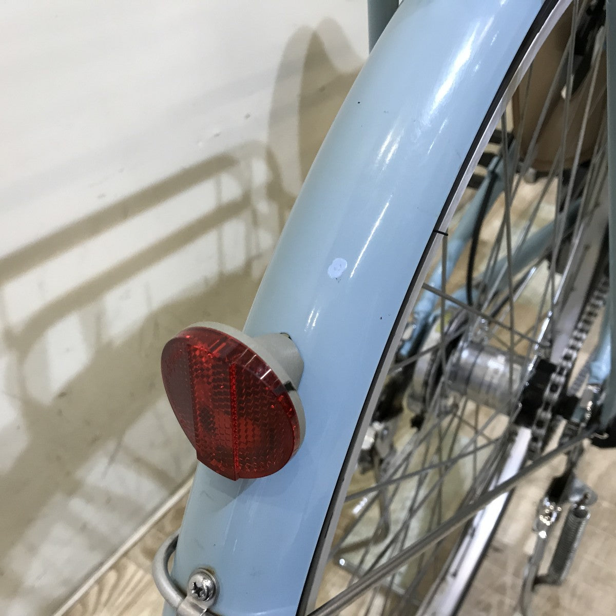 中古電動自転車 ブリヂストン アシスタファイン ブルー 26インチ KH059