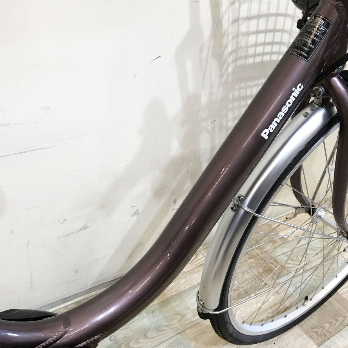 中古電動自転車 パナソニック ビビL ブラウン 26インチ KH060
